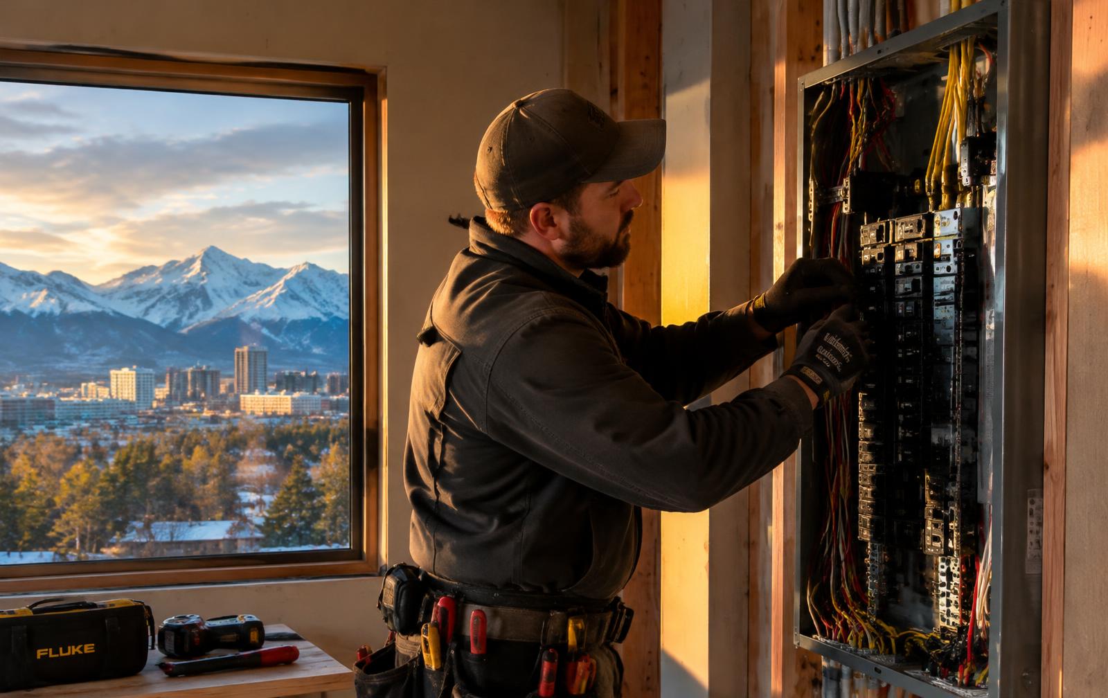 iPowerDenver electrician at work
